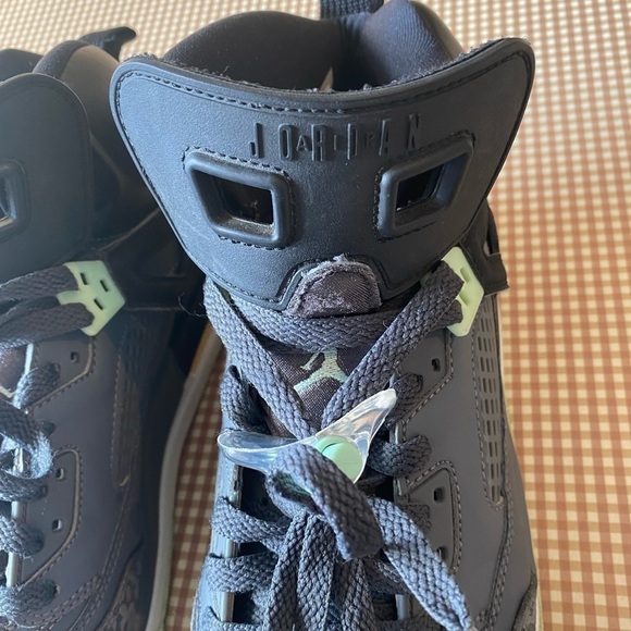 YOUTH Nike Air Jordan Spizike GS Black Mint Foam Dark Grey White shoes.Size 9.5 - Picture 12 of 16